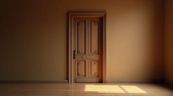 Renforcez l'isolation d'une vieille porte en bois facilement